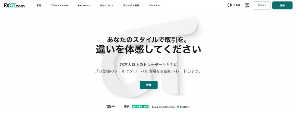 FXGTは仮想通貨FX(ビットコインFX)のおすすめ海外取引所