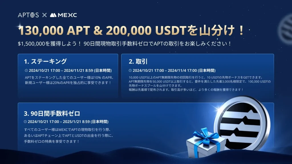 MEXCのAPTキャンペーン内容