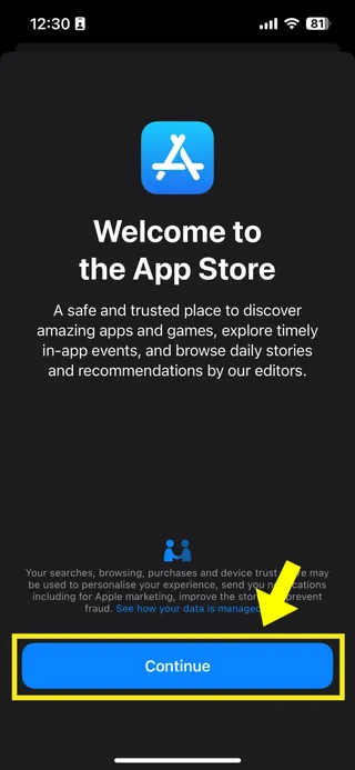 BybitのiPhone用アプリの画面17